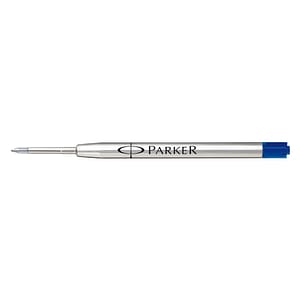 Rezerva pix Parker, Metalic, Cu varf 0.7 mm, albastru