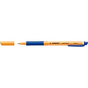 Roller cu gel Stabilo, Point Visco, Cu varf 0.5 mm, Din plastic, Albastru
