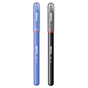 Set 2 rollere Rotring, Cu uscare rapida, Cu varf 0.7 mm, Albastru/Negru