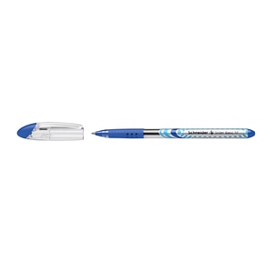 Pix cu gel Schneider, Slider M, Corp transparent, Varf 0.4 mm, Albastru