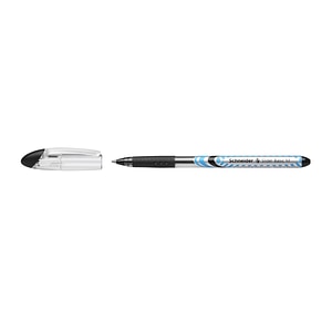 Pix cu gel Schneider, Slider M, Corp transparent, Varf 0.4 mm, Negru