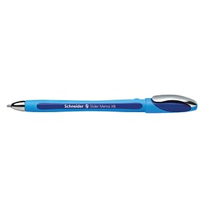 Pix cu gel fara mecanism Schneider, Slider Memo XB, Cu varf 0.6 mm, Corp plastic, Albastru