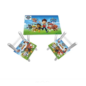 Masuta copii cu 2 scaune Paw Patrol, 60 x 40 x 42 cm
