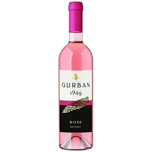Vin rose demisec, 0.75 L, Gurban