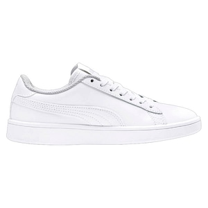 Incaltaminte de timp liber pentru copii Puma, Smash v2 L, Alb, 38.5