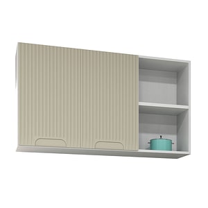 Mobilier bucatarie superior MDF, Badenmob, Seria Space, 120x32x68cm, Crem