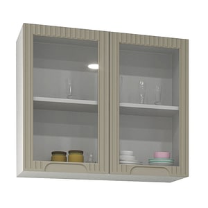 Mobilier bucatarie superior MDF, Badenmob, seria Space, 80x32x68cm, Crem