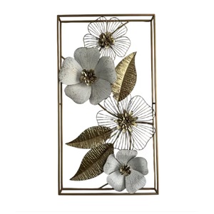 Decoratiune de perete, metalica, Zarya, 91x51cm