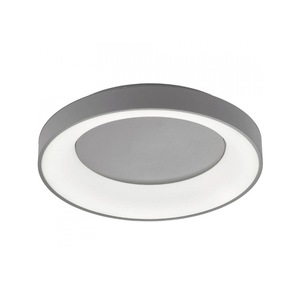 Plafoniera echipata cu LED, 2700K/4000K/6500K, tricolor, diametru 55cm, 55W, Grey