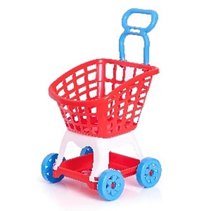 Set joaca Guclu Toys, SuperMarket, Carucior pentru cumparaturi, Material plastic, Red
