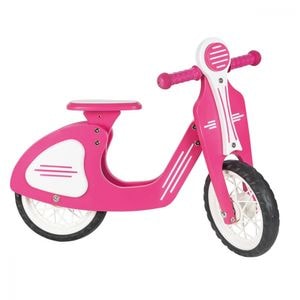 Bicicleta fara pedale Pilsan, Retro, Cu roti EVA, 12 inch, Pink