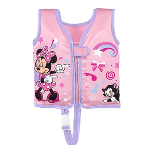 Vesta de inot Bestway, Minnie Mouse, Flotabila, 1-3 ani, Cu protectie UV UPF 50+
