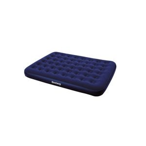 Saltea gonflabila, dimensiuni 191 x 137 x 22 cm, 2 persoane, include petic pentru reparatii, culoare albastru