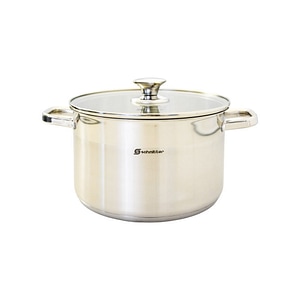 Oala Schmitter, din inox, cu capac, 8L, 26 x 16 cm, gri