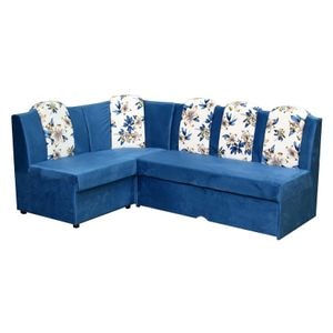 Coltar extensibil de bucatarie Sani Comet, 205 x 140 x 90 cm, Albastru