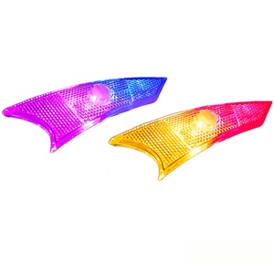 Lumina LED spite bicicleta, stralucitoare, rezistenta apa IPX5, multicolora, baterii incluse