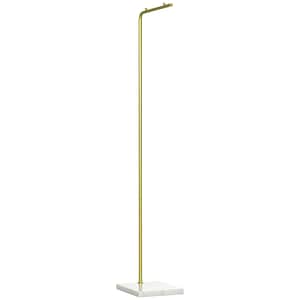 Suport de haina pentru intrare dormitor si sufragerie Homcom, 35x25x152cm, metal, Auriu