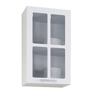 Mobilier bucatarie superior MDF vopsit ultralucios, Badenmob, seria IRIS, 40x68x32cm, Alb