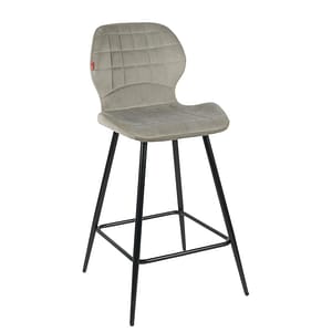 Scaun de bar KJC280, 49 x 55 x 97 cm, Gri