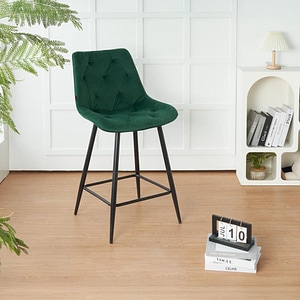 Scaun de bar KJC274, 51 x 57.5 x 99 cm, Verde