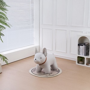 Taburet Buldog Francez KJP 5305, 33 X 70 X 60 cm,
