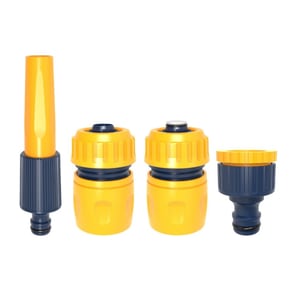 Set 5 conectori pentru furtun Strend Pro, 1/2", galben/negru