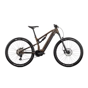 Bicicleta electrica Raymon Full Suspension Trailray 120 Pro 2025, 29 inch, M, Maro, Deore LG