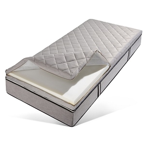 Saltea topper gros Kayra cu arcuri si spuma, 90x200 cm, 12 cm inaltime