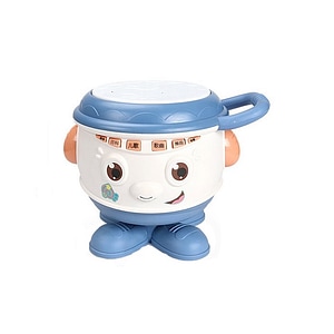 Toba interactiva MalPlay, Music Drum, Cu sunete si lumini, 18 luni+, Blue