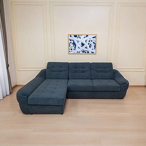 Coltar extensibil Space Vega 35, Stanga, 270 x 190 x 86 cm, Gri Antracit