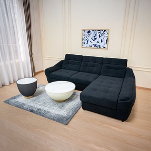 Coltar extensibil Space Vega 70, Dreapta, 270 x 190 x 86 cm, Gri