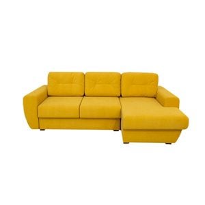 Coltar extensibil Edison Vega 13, Dreapta, 260 x 213 x 65 cm, Galben