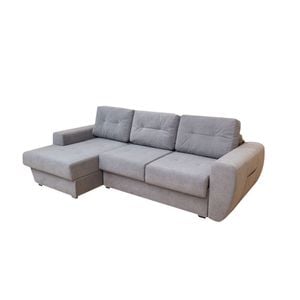 Coltar extensibil Edison Vega 10, Stanga, 260 x 213 x 65 cm, Gri
