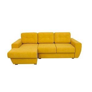 Coltar extensibil Edison Vega 13, Stanga, 260 x 213 x 65 cm, Galben