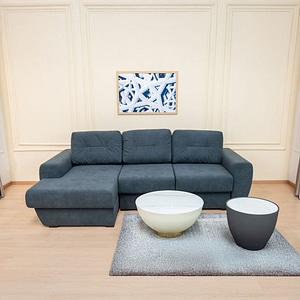 Coltar extensibil Edison Vega 35, Stanga, 260 x 213 x 65 cm, Gri 