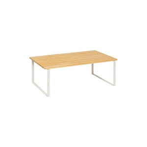 Etajera Shelfy White, metal, bambus, 50 x 30 x H.17.5 cm