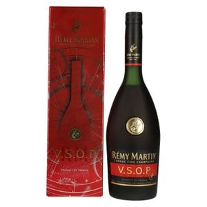 Cognac Remy Martin V.S.O.P  Fine Champagne Frosted glass Design 40% Vol. 0,7l in Giftbox
