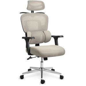 Scaun birou DacEnergy, ergonomic, reglarea inaltimii, cotiere si tetiera reglabile, baza cromata rotativa, functia Multiblock si de leagan SoftSwing