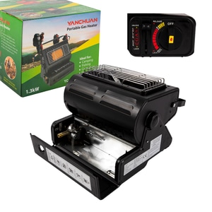Aragaz camping portabil 2 in 1 COBI SMART, functioneaza si ca incalzitor, putere 1.3 kW