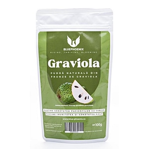 Frunze de graviola BluePhoenix, pudra naturala, 100 g