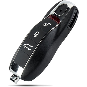 Cheie Auto Completa Programabila, compatibila Porsche Cayenne, 911, Boxster  3 butoane, FCC KR55WK50138 / KR55WK50136, cu cip si baterie