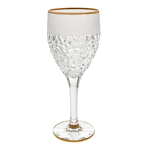 Set 6 pahare vin cristal Bohemia Nicolette Gold&Mat, 270ml