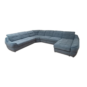 Coltar extensibil Space XXL, Vega 35, Stanga, Gri Albastrui