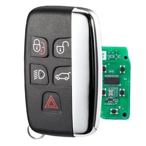 Cheie Auto Completa Programabila 433MHz, cu 5 butoane, cip PCF7945, compatibila Land Rover Discovery, Freelander, Range Rover, Evoque, Jaguar F-Pace, XF  FCCID: KOBJTF10A