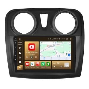 Navigatie Dacia Logan, Duster, Sandero (2012-2020), 4GB RAM, SLOT Cartela SIM 4G, DSP, CarPlay si Android Auto, ecran 9 Inch