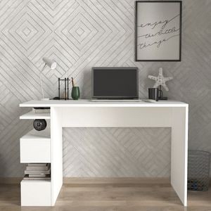 Birou Modern Space UnicUtil, 120 x 60 x 75 cm, Alb, UUDESK33