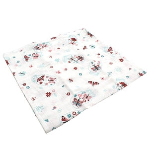 Scutec Balticbebe, Fluturasi, Material muselina, Refolosibil, Fete, Varsta 0+, 0-10 kg, Dimensiuni 80x80, Alb
