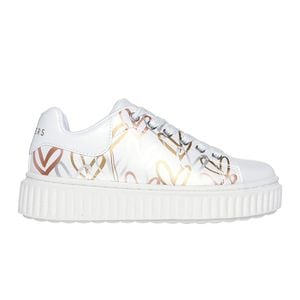 Pantofi Sport Skechers Hi Ridge Heart JR, Alb, 37.5