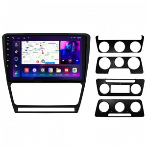 Navigatie Skoda Octavia 2 (2004-2013) cu Android 12, 4GB 64GB, DSP, Slot SIM 4G, CarPlay si Android Auto ecran 10.1 Inch