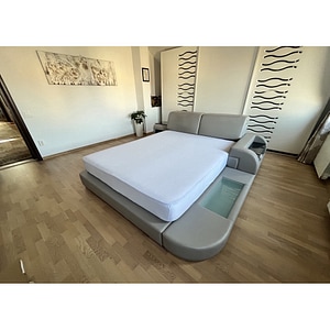 Protectie saltea jersey RestShield Coneltex, 140-160x200 cm, dreptunghiulara, culoare alba
